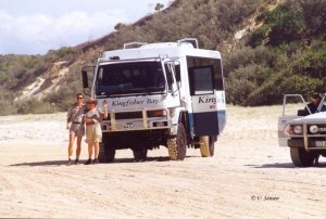 Fraser Island 1998 -  ... mit Peter, dem spaßigen Österreicher..jpg